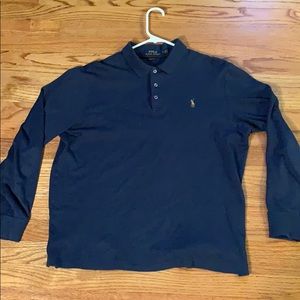 Polo Ralph Lauren Long Sleeve Navy Polo